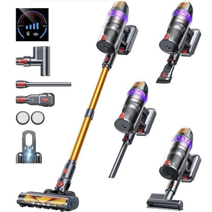 BUTURE VC100 Aspirateur Balai sans Fil - 48 kPa/500W - Filtration Efficace-Anti Emmêlement - Autonomie 55 min - Batterie Amovible