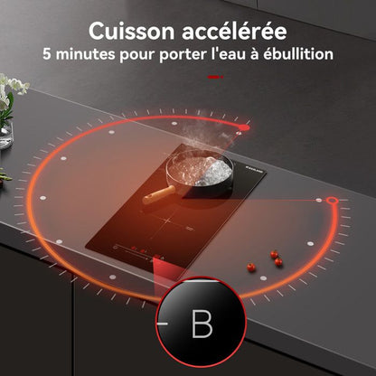 GASLAND IH30BF Plaque à Induction 30cm, Table de Cuisson Encastrable à Induction 2 Foyers 3500W
