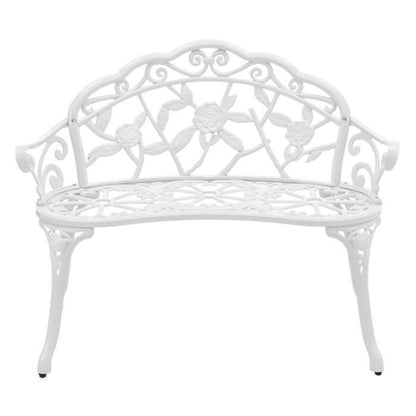 Banc de jardin en métal