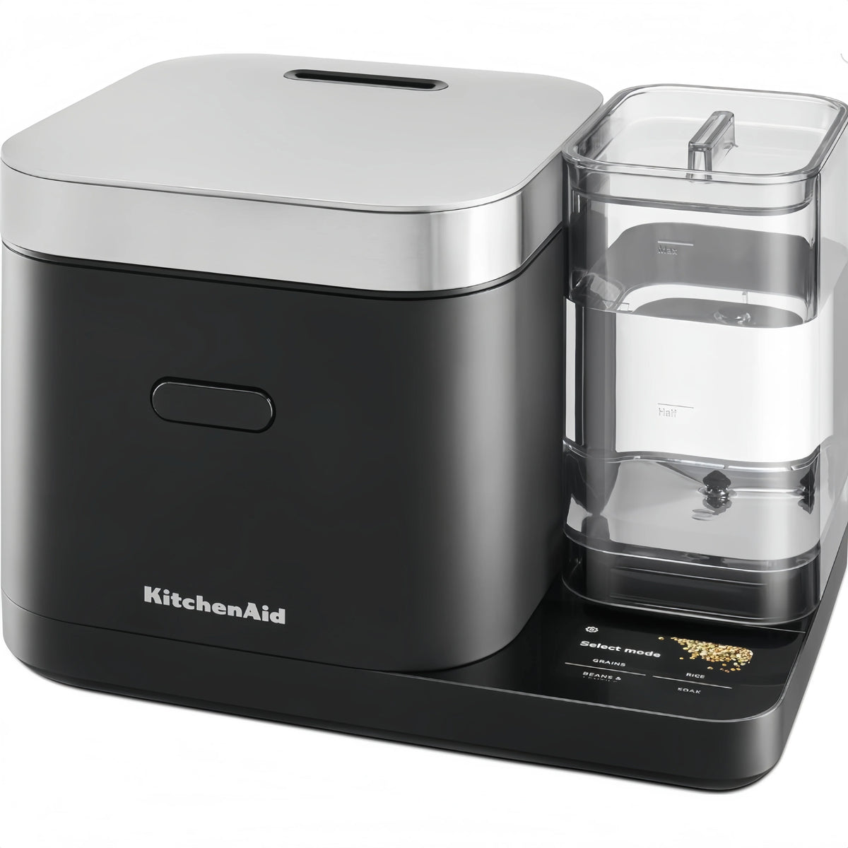 Cocinero de Granos y Arroz KitchenAid de 8 Tazas con Balanza Integrada y Cocción Programada, KGC3155BM
