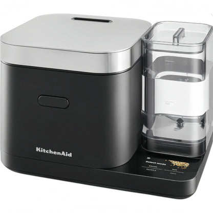 Cocinero de Granos y Arroz KitchenAid de 8 Tazas con Balanza Integrada y Cocción Programada, KGC3155BM