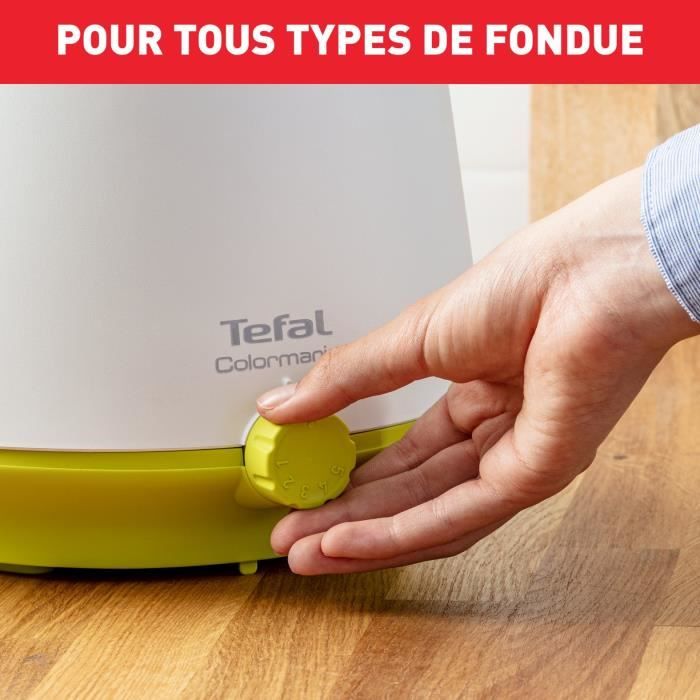 Tefal Simply Invents Fondue électrique, 8 personnes,Thermostat règlable, EF353812
