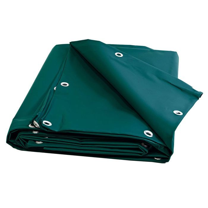 TECPLAST Bâche pour Carport Ivoire 2x2 m XP640CP - Garantie 10 ans - Toile PVC étanche pour abri de voiture - Made in France