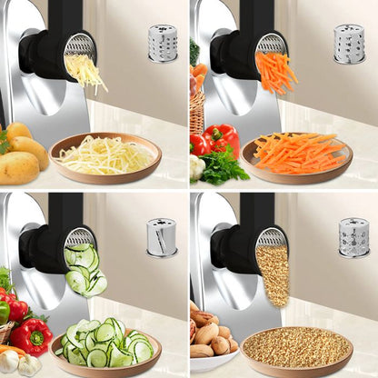 Hachoir à Viande Électrique 2800W - Écran Tactile - 11PCS avec 2 Lames 4 Inox Disques 3 Kit de Saucisse 1 Kubbe 1 Brosse - Argent