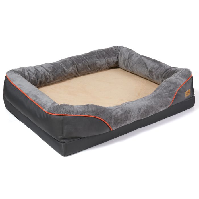 BingoPaw Panier Chien XXL Lit pour Chien Grande Taille Coussin pour Chien Déhoussable Orthopétique 97 x 72 x 30 cm
