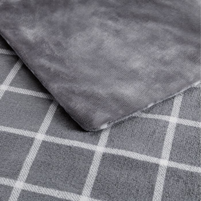 Couverture Chauffante - Imetec - Plaid chauffant 180x140 cm - 6 Températures - Technologie Anti Surchauffe Adapto - Lavable