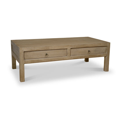 Amal Mango Wood 2 Drawer Coffee Table