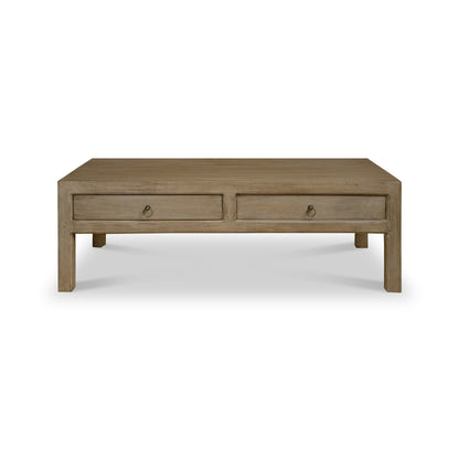 Amal Mango Wood 2 Drawer Coffee Table