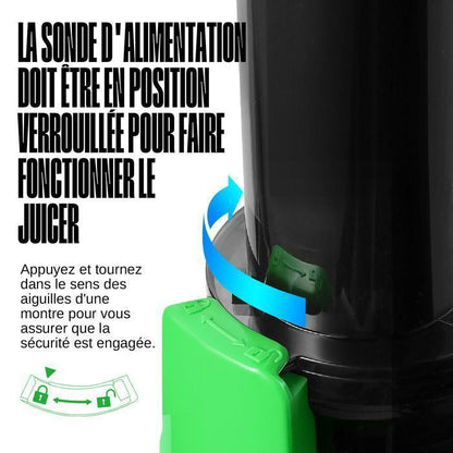 Extracteur de Jus - VENTRAY - Ginnie - Compact - 100 Watt - Bleu ciel