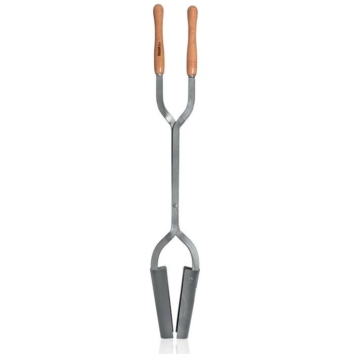 Pack 4 outils de jardin Acier Manche en Bois Fourche + Pelle carrée + Pelle ronde + Bêche VITO