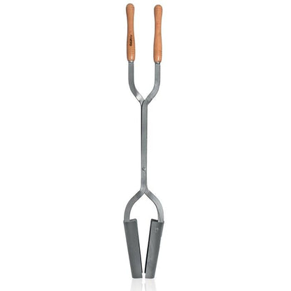 Pack 4 outils de jardin Acier Manche en Bois Fourche + Pelle carrée + Pelle ronde + Bêche VITO