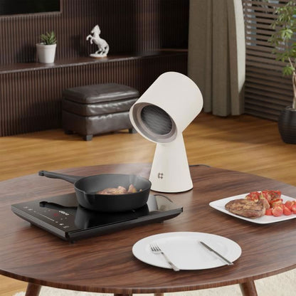 CIARRA Hotte Aspirante Portable Pose Libre Extracteur de Cuisine 3pcs Filtres Blanc
