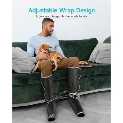 Masseur pour jambes, ALLJOY, avec fonctions de chauffage et de pression réglables, plusieurs intensités, cadeau pour les aînés