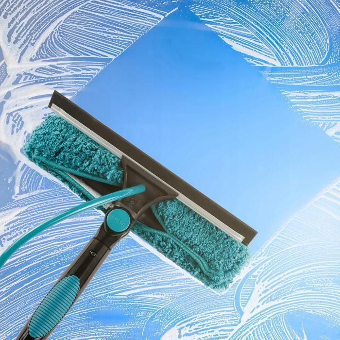 Sillar Perche télescopique avec système d'alimentation en eau intégré pour le lavage des vitres et du photo - 7,37mvoltaïque