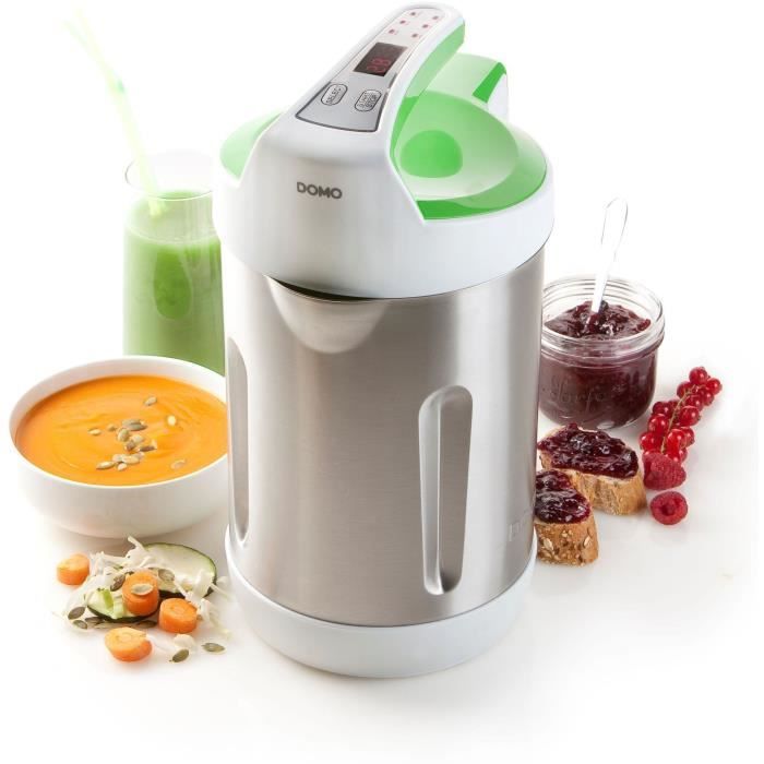 Blender chauffant DOMO – gris - 2,2 L – 7 programmes – 1000 Watt - DO716BL