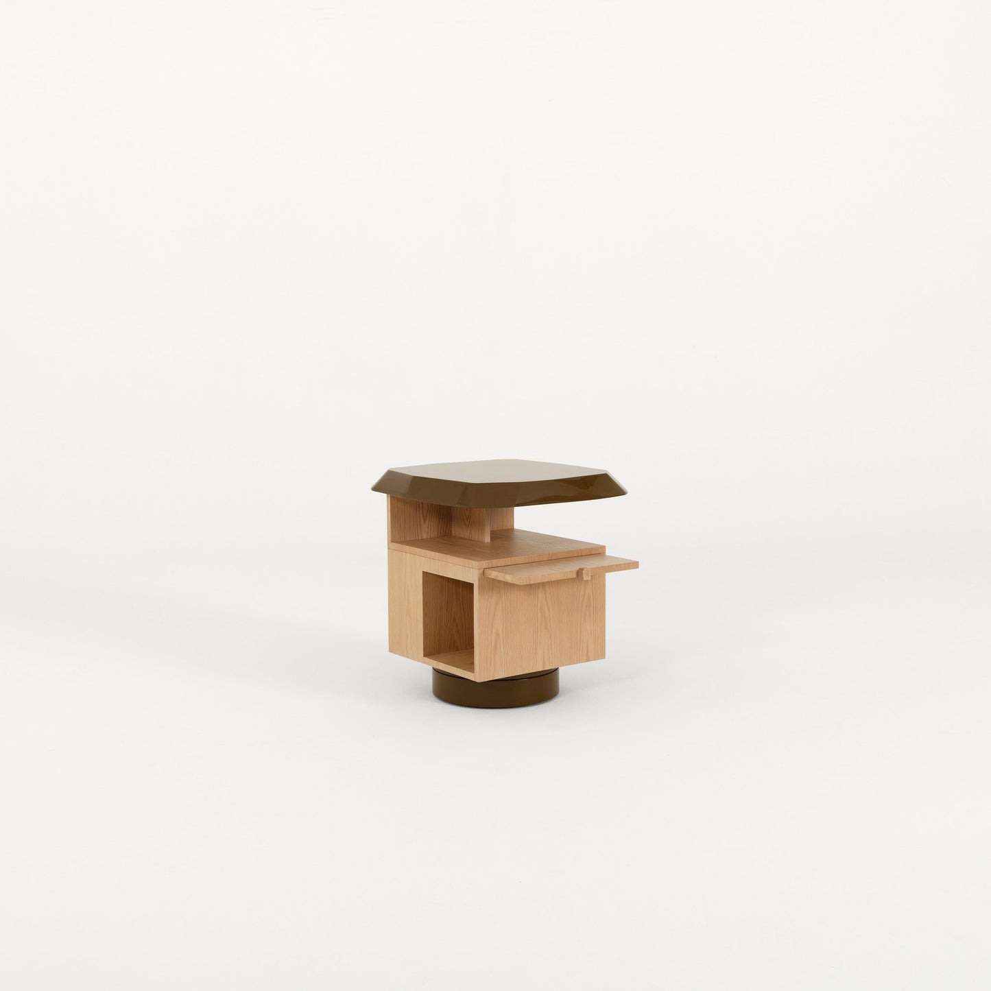 Atlas Mini bibliothèque totem socle rotatif