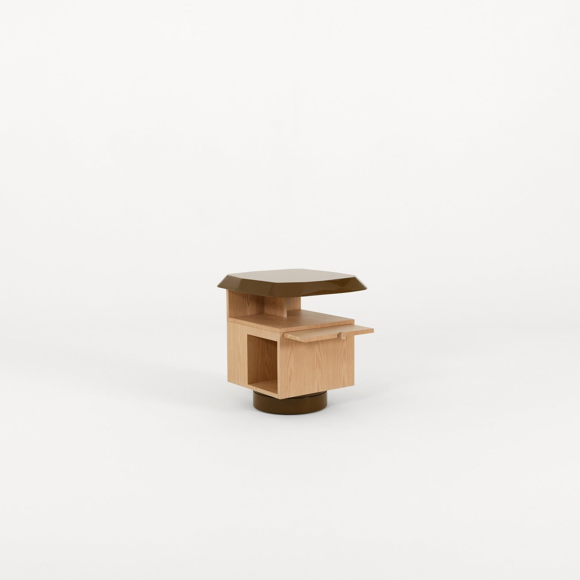 Atlas Mini bibliothèque totem socle rotatif