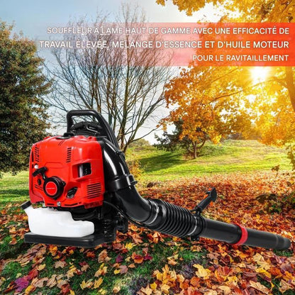 EB430 Souffleur à dos 1250W - longue buse - conception ergonomique - 1250W - 6800r/min - 180 x 45 x 45cm - ORANGE