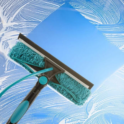 Sillar Perche télescopique avec système d'alimentation en eau intégré pour le lavage des vitres et du photo - 7,37mvoltaïque