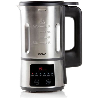 Blender chauffant DOMO – gris - 2,2 L – 7 programmes – 1000 Watt - DO716BL