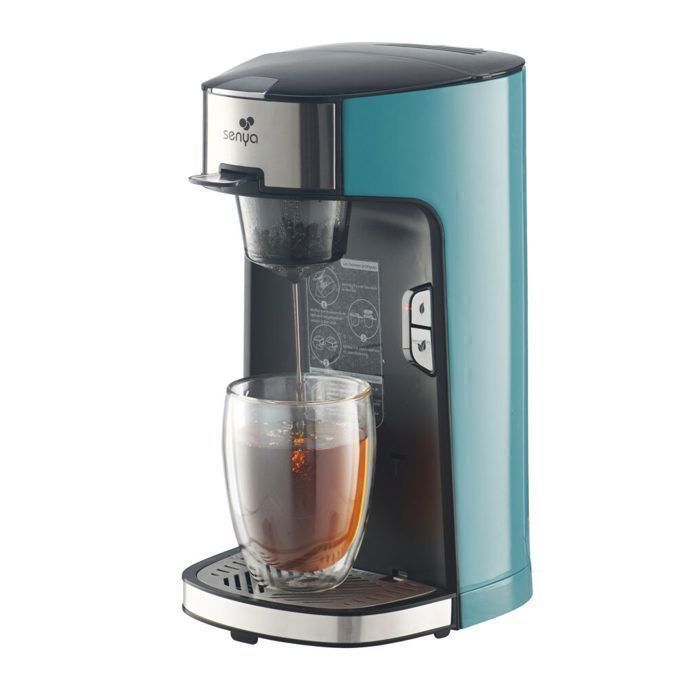 Machine à thé vrac ou sachet SENYA - Théière électrique crème - Tea Time