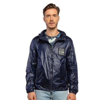 Blouson Armani Exchange - Bleu - 100% polyamide