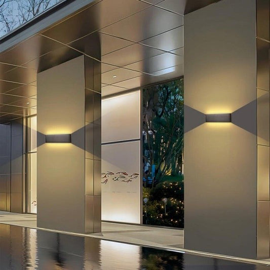 Applique murale - SMOTOP (lot de 2) - Noir - LED 6W - 24 cm