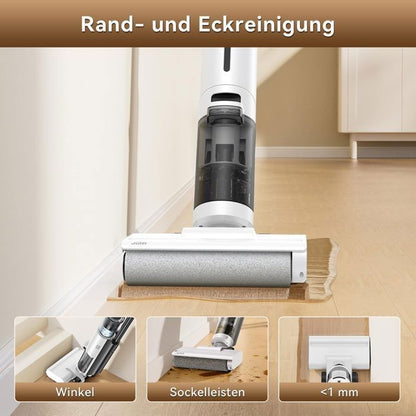 JONR Aspirateur balai laveur Sans Fil ED12 4-in-1- Humide & Sec -30 min-Self Cleaning Function, for Hard Floors- 850mL