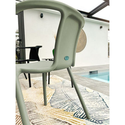 Lot composé de 2 fauteuils de jardin - CITY GARDEN - DIEGO-FT - Terracotta - Empilables