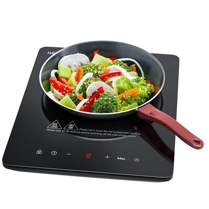 Table de cuisson à induction - ISEASY - 2 feux - Écran tactile - 3400W - Verrouillage enfant