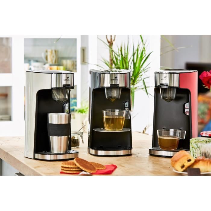 Machine à thé vrac ou sachet SENYA - Théière électrique crème - Tea Time