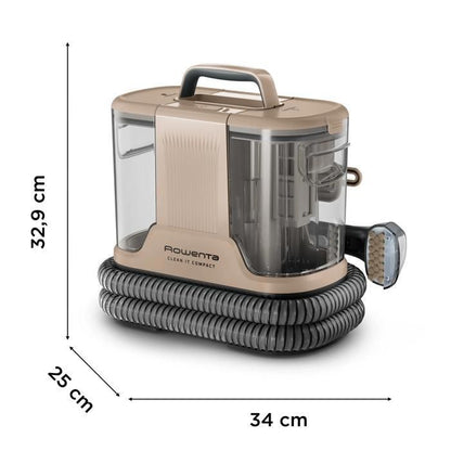 Rowenta Clean It Compact, Shampouineuse, Détacheur, Nettoyeur portable, Rapide et facile, Design compact, IN3010F0