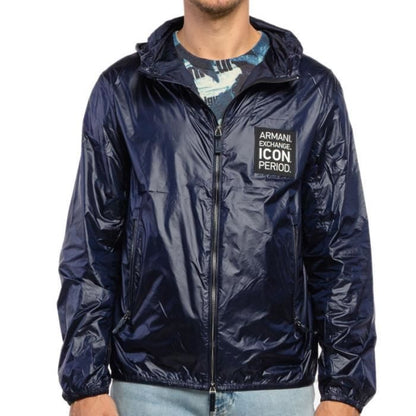Blouson Armani Exchange - Bleu - 100% polyamide
