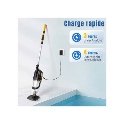 ALIGHTUP - Aspirateur de piscine électrique à main, Électrique  Nettoyeur de piscine, Nettoyeur à batterie, 230V, 33W - Bleu