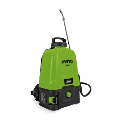 Pulvérisateur à Batterie 20V - 16L Batterie Lithium 2Ah + Chargeur Végetaux jardin toitures VITO