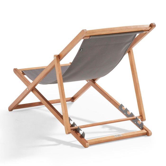Lot de 2 chiliennes eucalyptus noir Socoa - Oviala