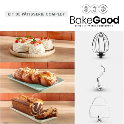 Moulinex Bake Partner, Robot pâtissier, Puissance de 1 100 W, QA525810