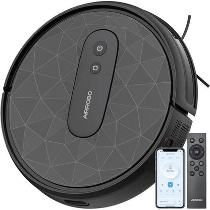 AIRROBO P20 Aspirateur Robot sans fil 4000 Pa - Spécial Poils d'Animaux - Autonomie 120 Min - Compatible App et Alexa