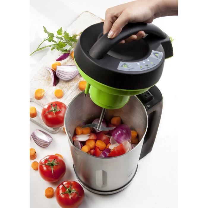 Blender chauffant DOMO – gris - 2,2 L – 7 programmes – 1000 Watt - DO716BL
