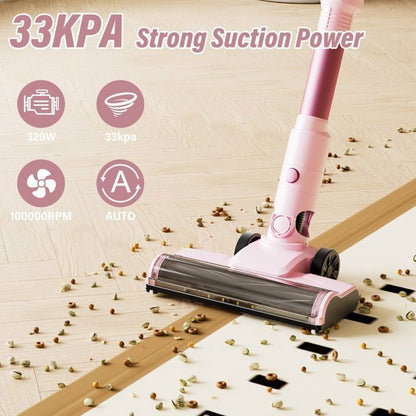 Aspirateur balai - STANEW - 45000Pa/550W - Pliable 180° - 40 min autonomie - Brosse anti-emmêlement