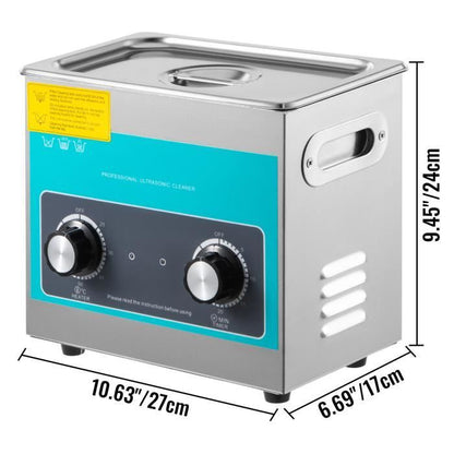 Nettoyeur à Ultrasons 6,5 L - VEVOR - Minuterie Chauffage 80℃