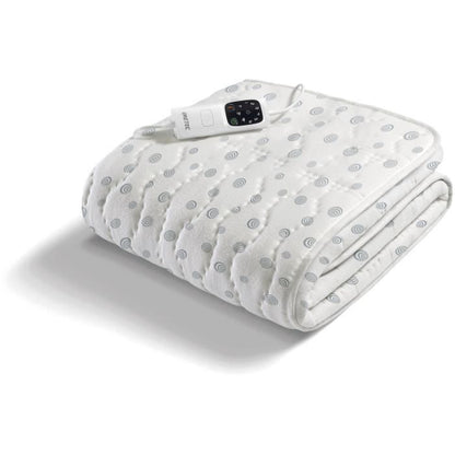Surmatelas Chauffant - Imetec - 2 Places Adapto, 150x160 cm - 6 Températures Chauffage Rapide - 100% Coton - Température Constante