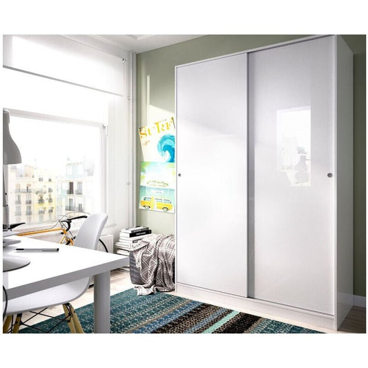 Armoire 120x204h blanc brillant - Venere
