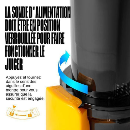 Extracteur de Jus - VENTRAY - Ginnie - Compact - 100 Watt - Bleu ciel