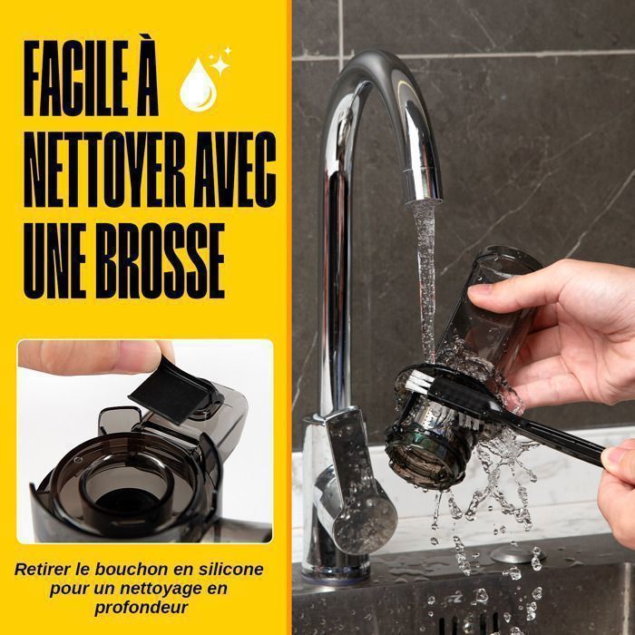 Extracteur de Jus - VENTRAY - Ginnie - Compact - 100 Watt - Bleu ciel