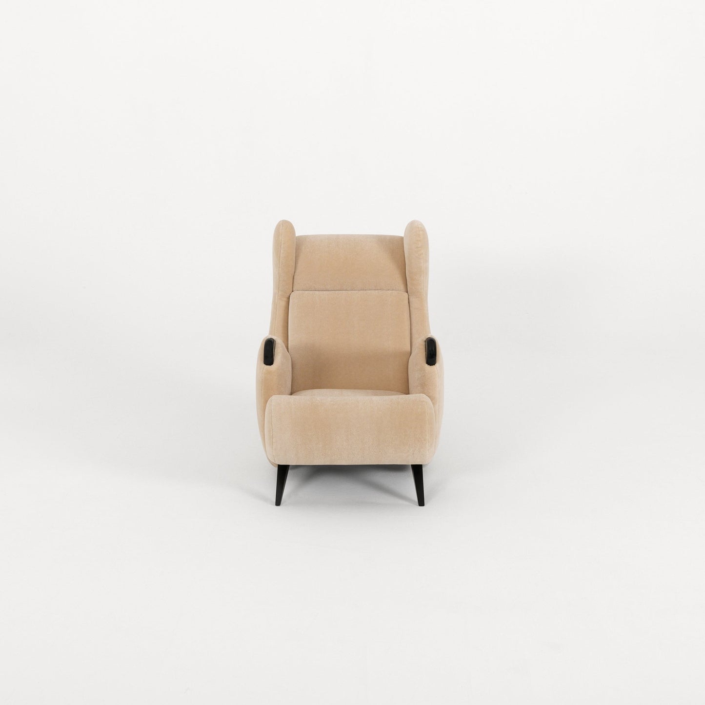 Fauteuil Cadillac détail cuir acajou