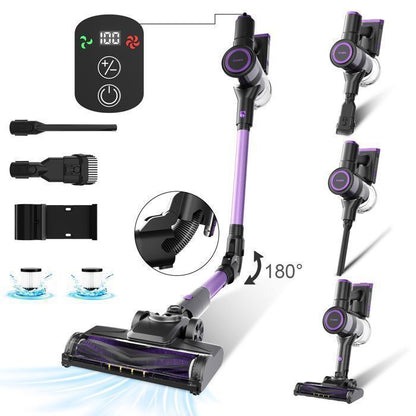 Aspirateur balai - STANEW - 45000Pa/550W - Pliable 180° - 40 min autonomie - Brosse anti-emmêlement