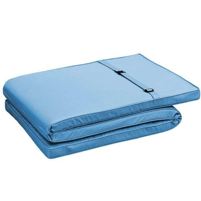 Lot 2 coussins bain de soleil polyester bleu 186 x 53 x 5 cm Picchu - Oviala