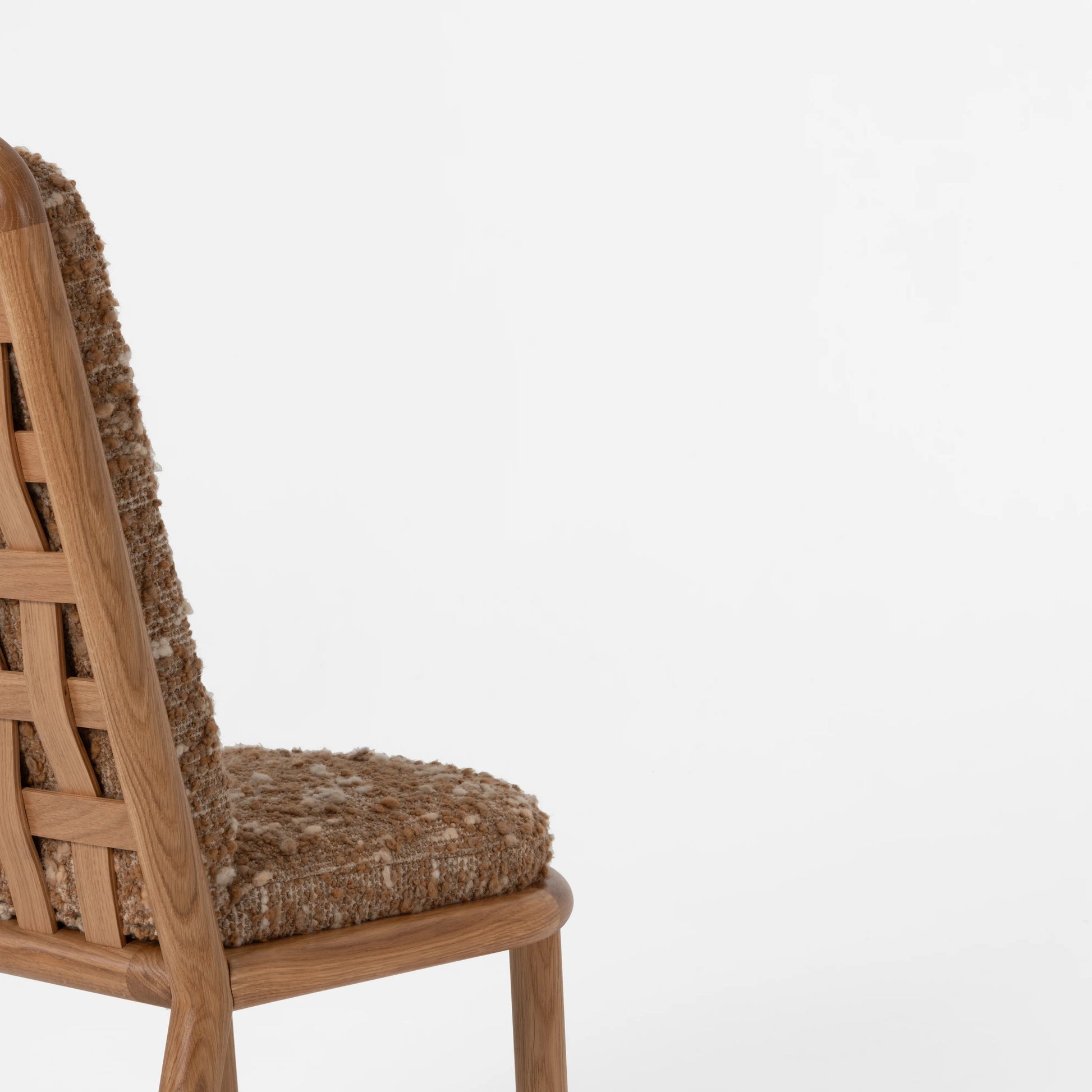 Chaise Galileo assise cuir surpiqûres