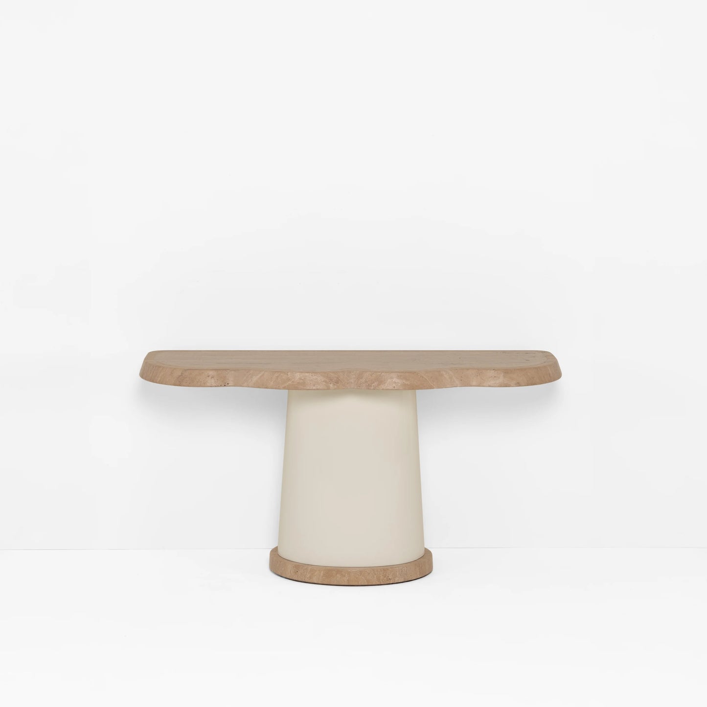 Console Travertin plateau long